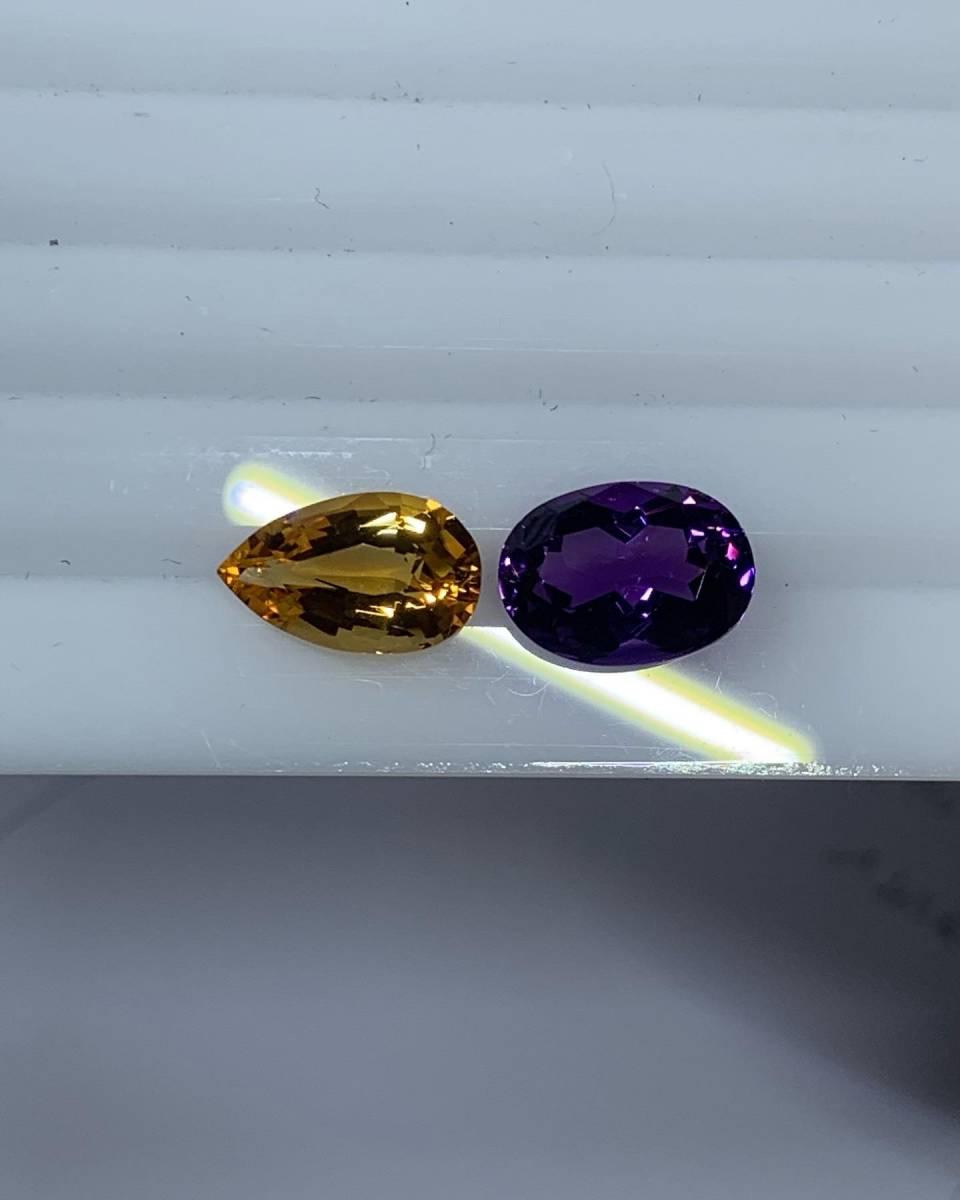 Pierres semi précieuses facettées lors du stage de facettage de 5 jours à Montpellier